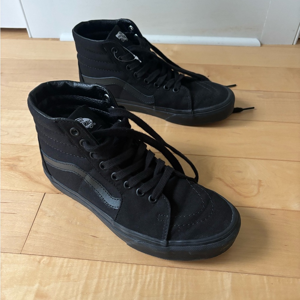 Vans Black Canvas High-Tops
